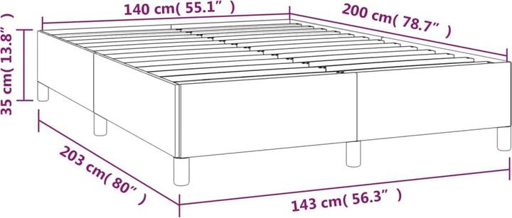 Image du produit vidaXL Bettgestell (160 x 200 cm)