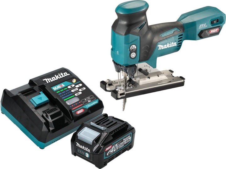 Immagine prodotto Makita JV 001 GM101 Seghetto alternativo a batteria 40 V max. 135 mm senza spazzole + 1x batteria 4.0 Ah +