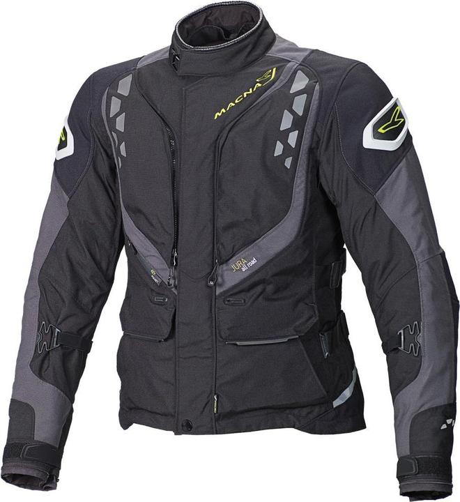 Produktbild Macna JURA Texjacke incl. 10% Übergrössenzuschlag schwarz-anth. 4XL (Herren, 4XL)