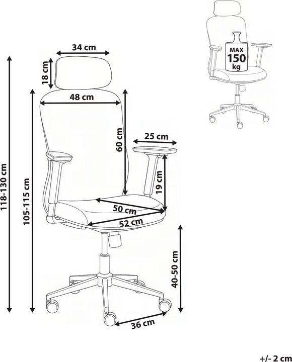 Produktbild Beliani Ervione (40 - 50 cm)