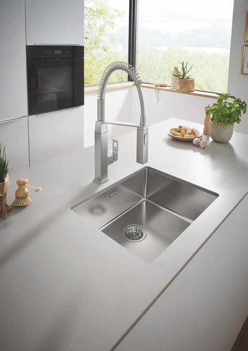 Productafbeelding Grohe Keukenmengkraan met flexibele uitloop Eurocube chroom glans 31395000