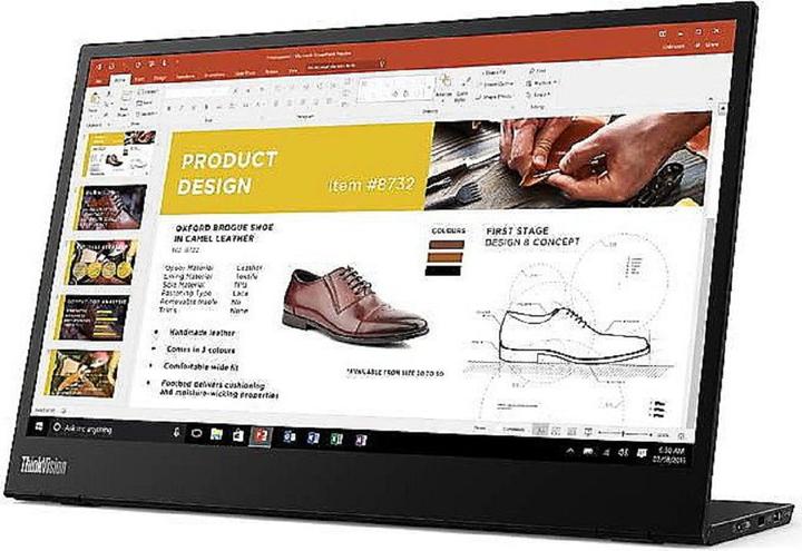 Actual product image Lenovo ThinkVision M15 (1920 x 1080 pixels, 15.60")