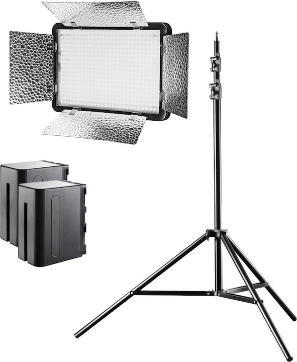 Immagine prodotto Walimex Set di colori1 (Apparecchio di illuminazione a superficie, Videocamera, Luce studio)