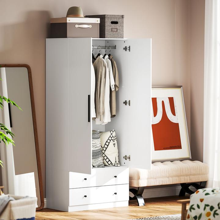 Actual product image Homcom Kleiderschrank (79 x 43 x 180 cm)