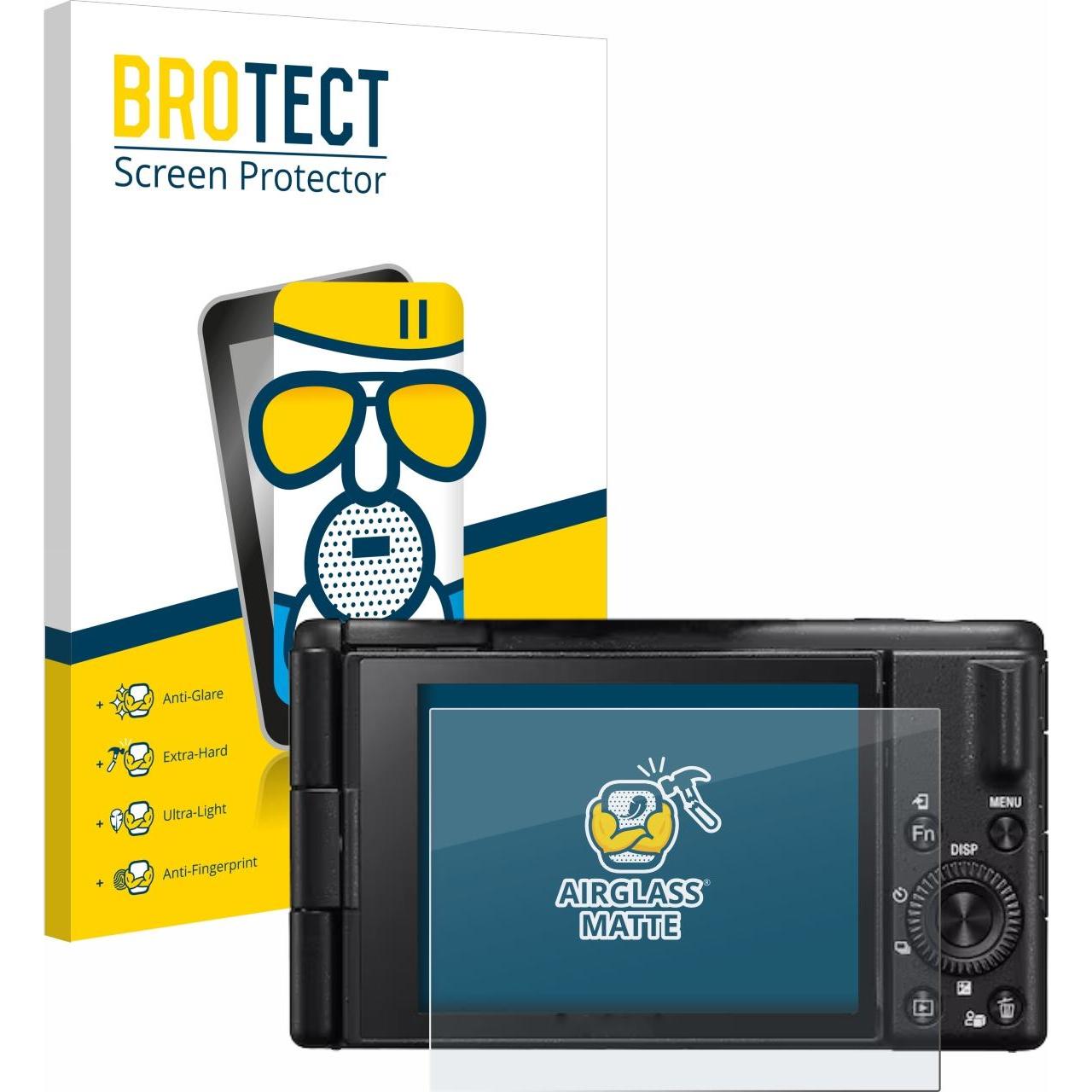 BROTECT AirGlass Panzerglasfolie Matt (Displayschutz), Kameraschutz