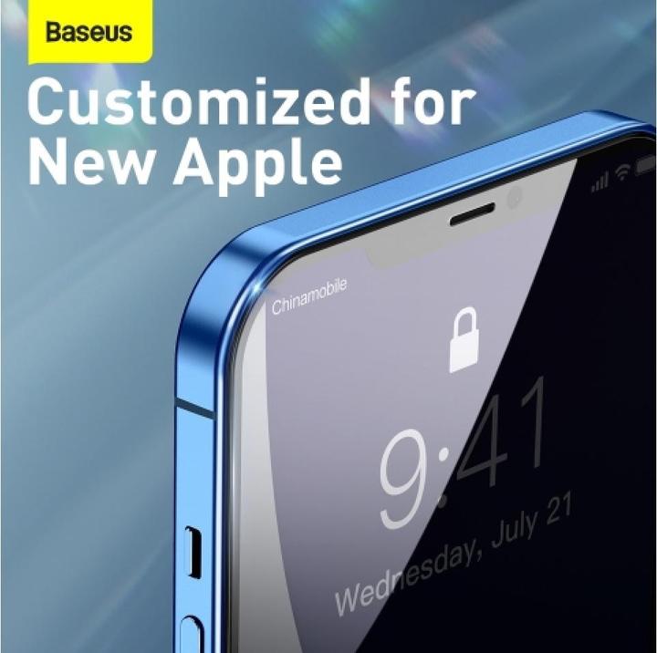 Actual product image Baseus 0.15mm Full Coverage Tempered Glass Film For iP 6.7inch 2020 (Secondary Hardening)(2pcs Pa... (2 pcs., Apple iPhone 12 Pro Max)