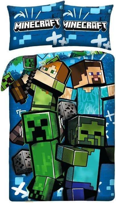 Halantex Minecraft parure de lit Ver. 9 140 x 200 cm / 70 x 90 cm