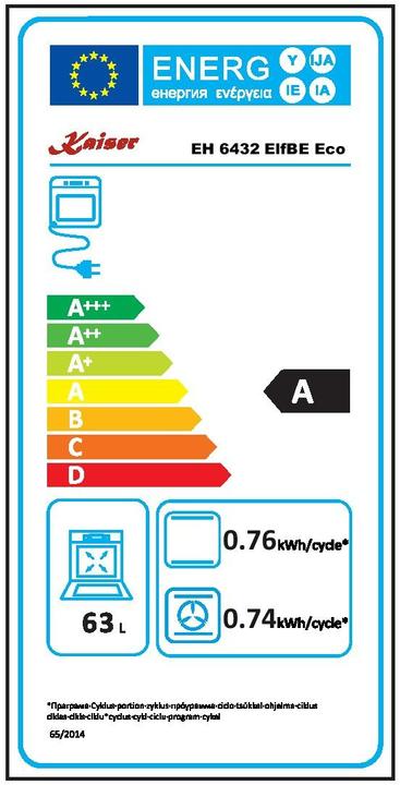 Energie-Label Kaiser EH 6432 ElfBE