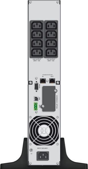 Image du produit Powerwalker VI 2000 RT HID 2000VA 1800W Line-Interactive UPS Tour/Rack AVR LCD Onde sinusoïdale pure SNMP Slot (2000 VA, 1800 W, Line-interactive Onduleur)