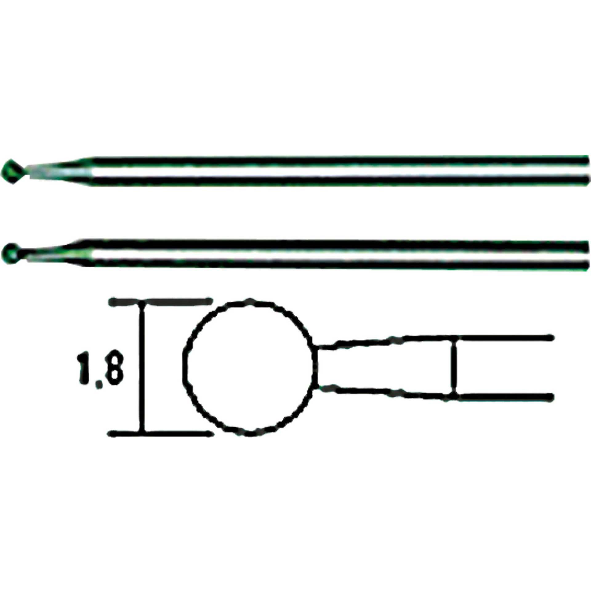 Thumbnail - Proxxon, Schleifmittel, Diamantschleifstift Kugel 1.8 mm