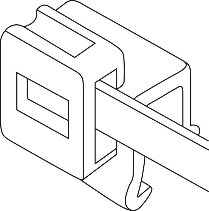 Produktbild HellermannTyton Befestigungsbinder (Befestigungsschlaufen, 200 mm, 500 Stk.)