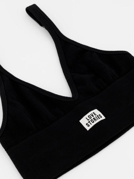 Produktbild Love Stories Triangle-BH "Posey" schwarz (M, 38 A)