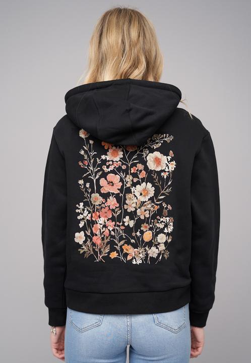 Produktbild Merchcode Ladies 77 Botanical Black Everyday Hoodie - 187593 (S)