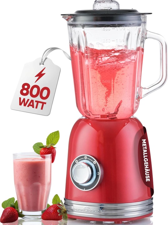Produktbild Proficook Standmixer PC-UM 1195 Rot (800 W)
