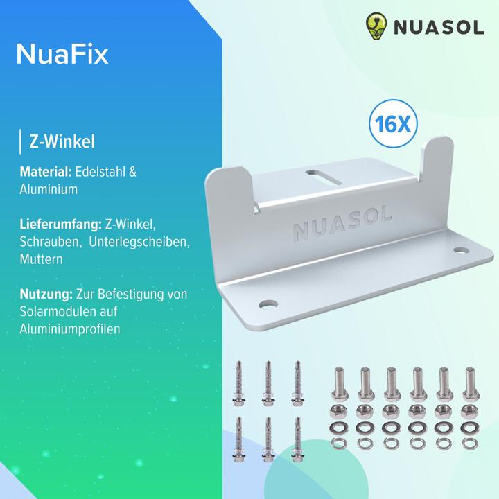 Image du produit Nuasol Angle Z pour panneaux solaires photovoltaïques