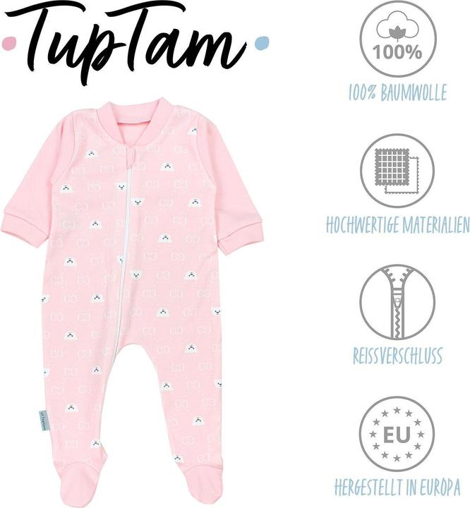 Produktbild TupTam Schlafstrampler mit Fuss - 3er Set (92)