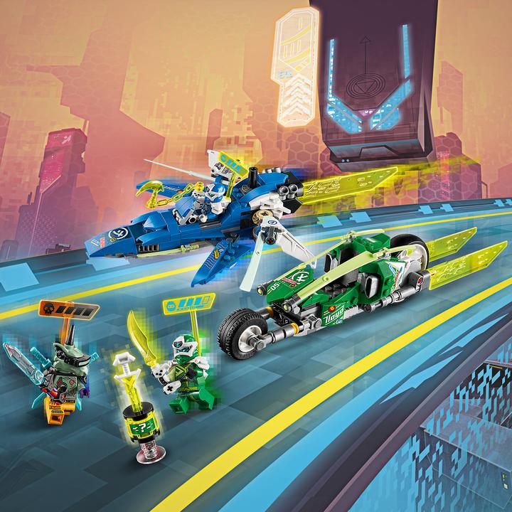 Produktbild LEGO Jay und Lloyds Power-Flitzer (71709, LEGO Ninjago)