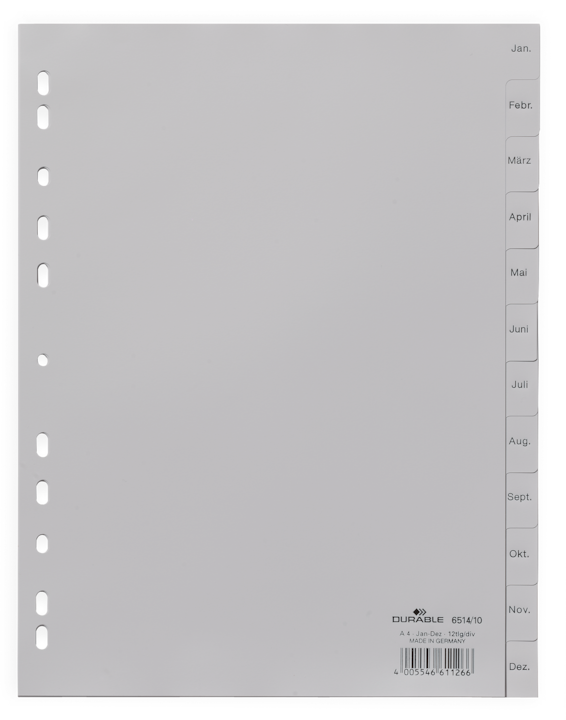 Actual product image Durable Register PP
