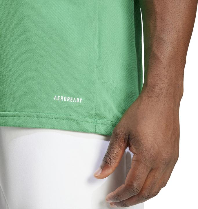 Actual product image adidas Sq25 C Polo Teagrn/White L (L)