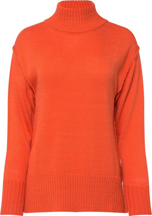Image du produit Laurasøn Pull en laine mélangée, col montant et manches longues (L)