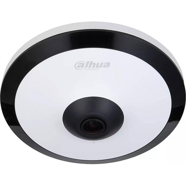 Dahua NET CAMERA 5MP FISHEYE IR DOME/IPC-EW5541-AS (2592 x 1944 Pixels), Netzwerkkamera, Schwarz, Weiss