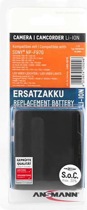 Productafbeelding Ansmann A-Son NP-F970 (Batterij van de camera)
