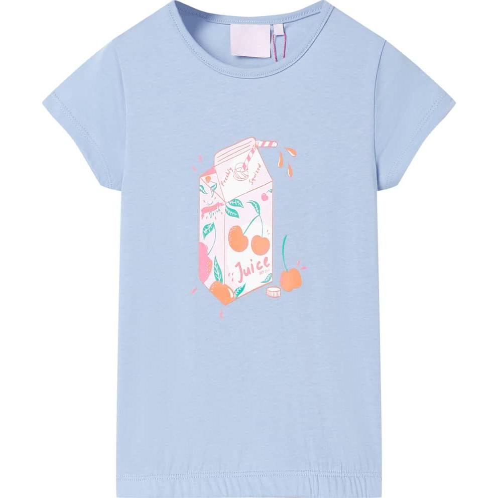 VidaXL, Jungen, Shirt, Jefferey, Blau, (140)