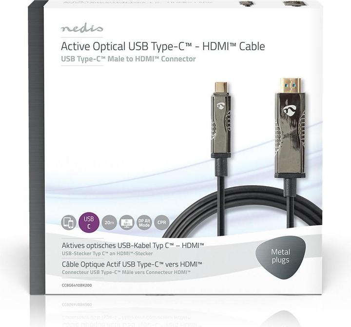 Produktbild Nedis HDMI – USB C (20 m, HDMI)