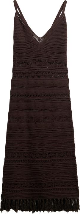 Produktbild Superdry Häkel-Midikleid mit Fransen (XXS)