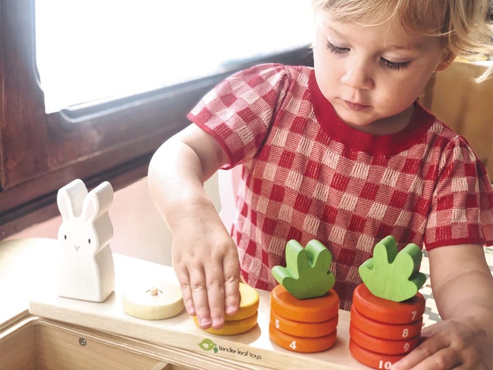 Produktbild Tender Leaf Toys Zahlenspiel Karotte (Deutsch, Englisch, Französisch, Italienisch)