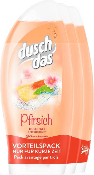 Produktbild duschdas Pfirsich Duschgel - 3 X 250ml (250 ml)