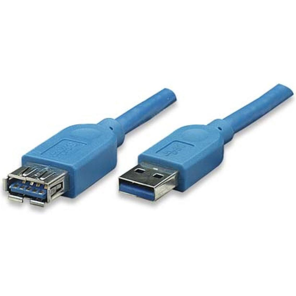 Techly USB 3.0 Verlängerungskabel (0.50 m, USB 3.0), USB Kabel
