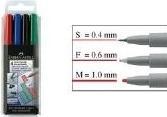 Produktbild Faber-Castell Overheadstift Multimark (Mehrfarbig, 0.40 mm, 4 x)