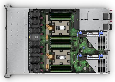 Immagine prodotto HPE ProLiant DL365 Gen11, 3 GHz, 9124, 32 GB, DDR5-SDRAM, 1000 W, Rack (1U) (Amd Epyc 9124, 32 GB, Server Rack)