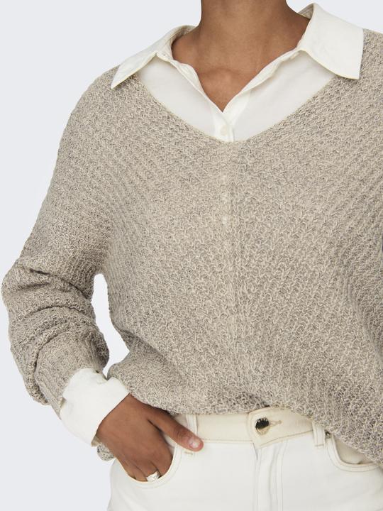 Actual product image JdY V-neck knit sweater (M)