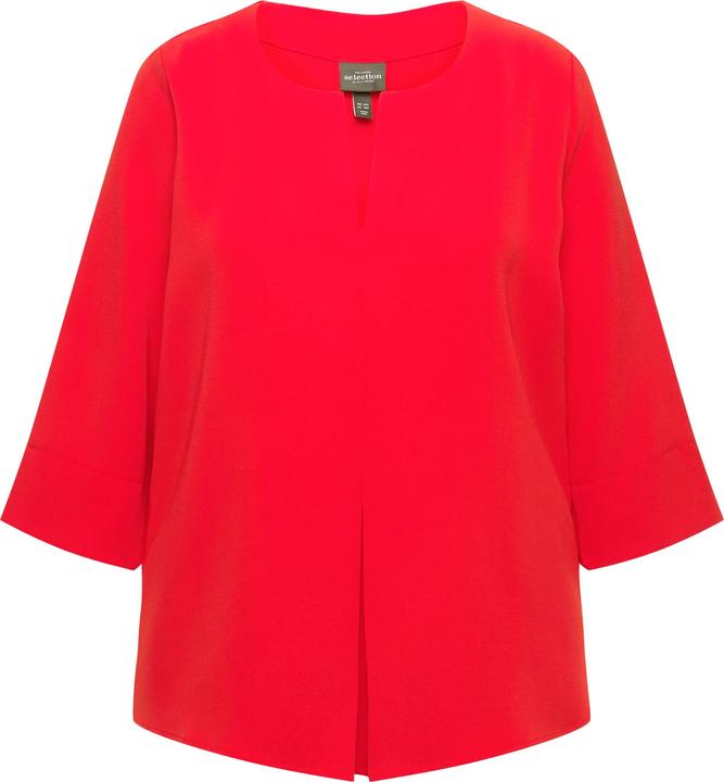 Produktbild Ulla Popken Tunika, Acetat, Tunika-Ausschnitt, Kellerfalte, 3/4-Arm (58)