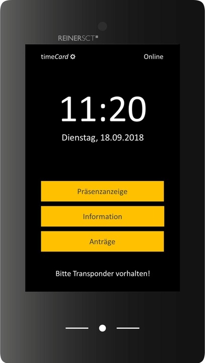 Actual product image ReinerSCT timeCard Terminal 3