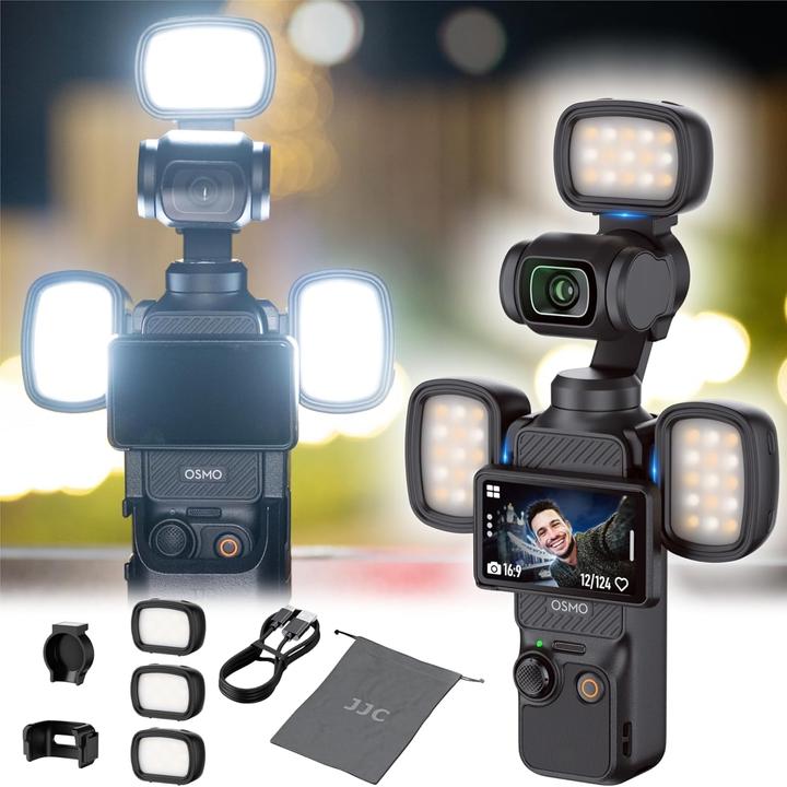 Actual product image JJC LED OP3K3M2 Mini LED Light (Video light)