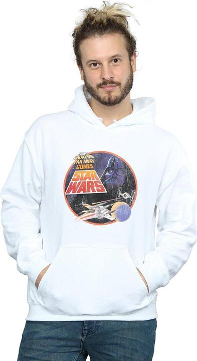 Actual product image Star Wars Mens From A Galaxy Far Far Away Hoodie (4XL)
