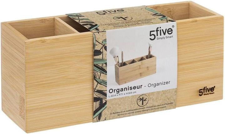Image du produit 5Five Rangement de salle de bain 4 compartiments - Bambou