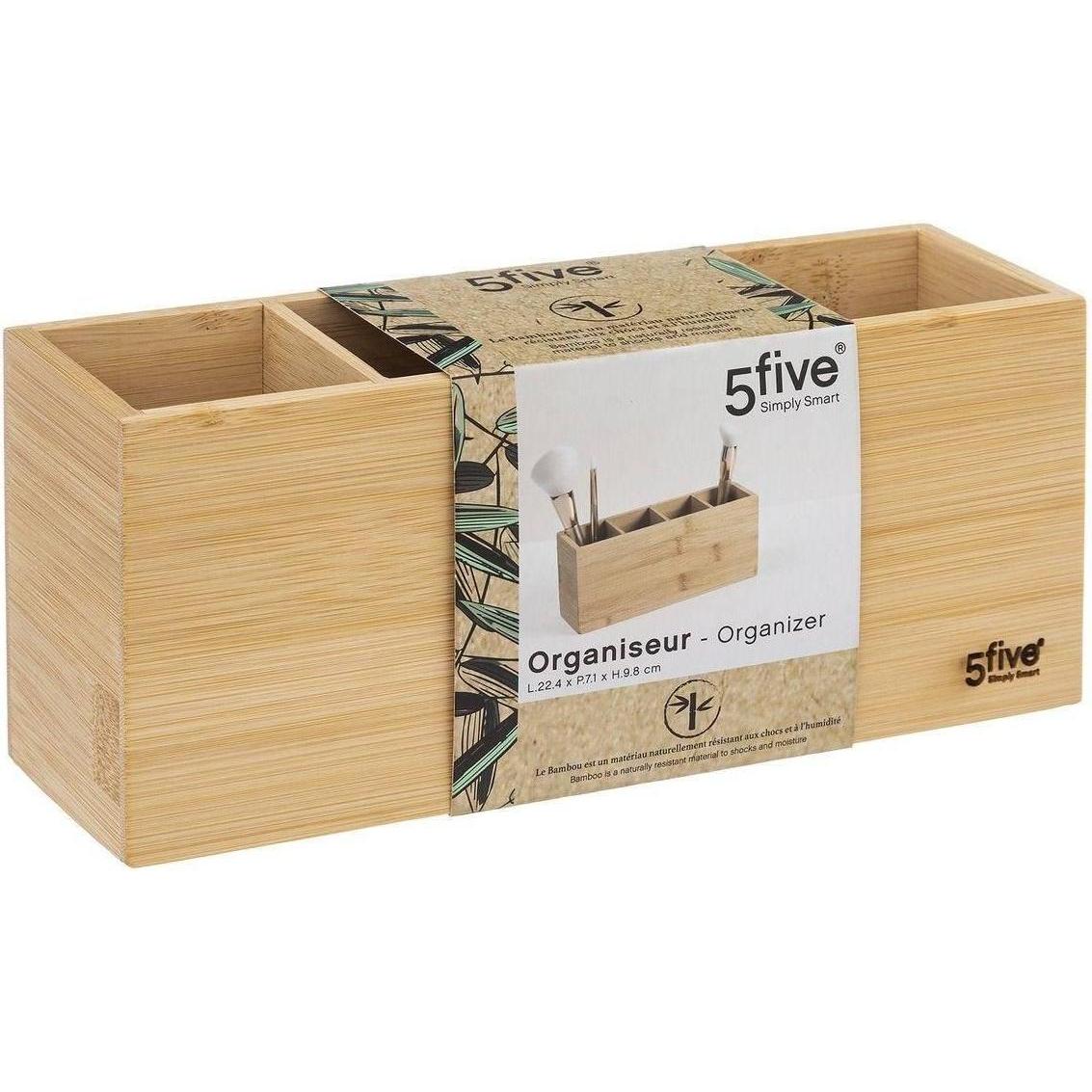 Thumbnail - 5Five, Badaufbewahrung, Badezimmeraufbewahrung 4 Fächer - Bambus