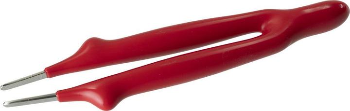 Actual product image Dönges Tweezers, VDE-insulated, straight, round, 145 mm