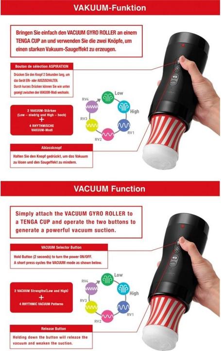 Produktbild Tenga Vacuum Gyro Roller