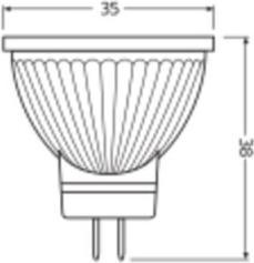 Actual product image Ledvance LED reflector lamp (GU4, 4.20 W, 345 lm, 1 x, F)
