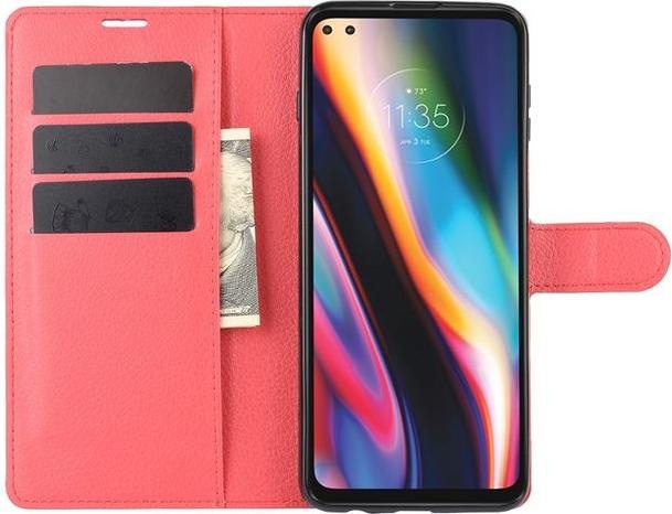 Produktbild MU Classic Litchi Leder Bookcover Series (Motorola Moto G 5G Plus)