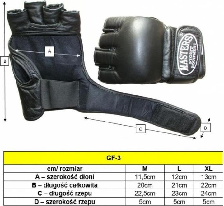 Produktbild Masters MMA-Handschuhe (XL)
