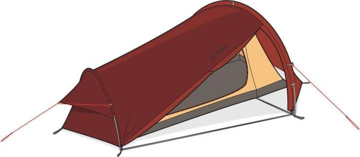 Actual product image Vaude Arco 1 (Tunnel tent, 2.40 kg, 2 persons)