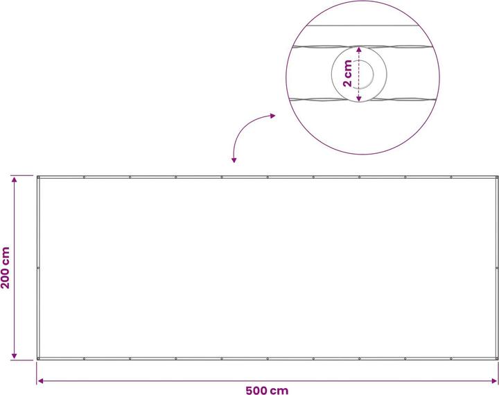 Produktbild vidaXL Balkonsichtschutz