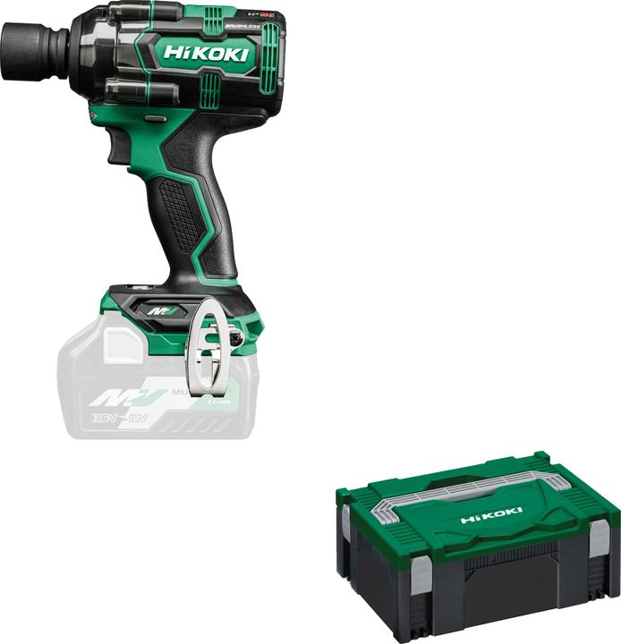 Hikoki Akku Schlagschrauber 1/2" WR36DH (ohne Akku und Ladegerät (Ohne externe Stromquelle)