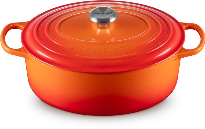 Productafbeelding Le Creuset Roostersignatuur (31 cm, Braadpan + kasserol, Gietijzer)